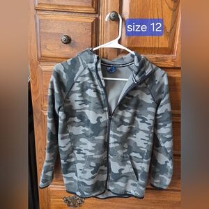 GAP Camouflage Hoodie - Black and Gray